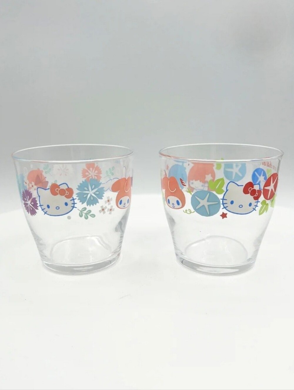 Sanrio Hello Kitty and friends 2 glass cup Set